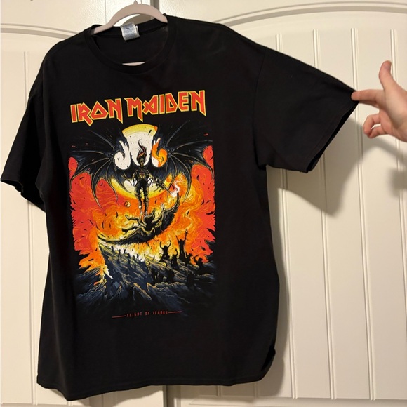 Iron Maiden legacy of the beast tour 2018-19 black t shirt size XL - Picture 4 of 6